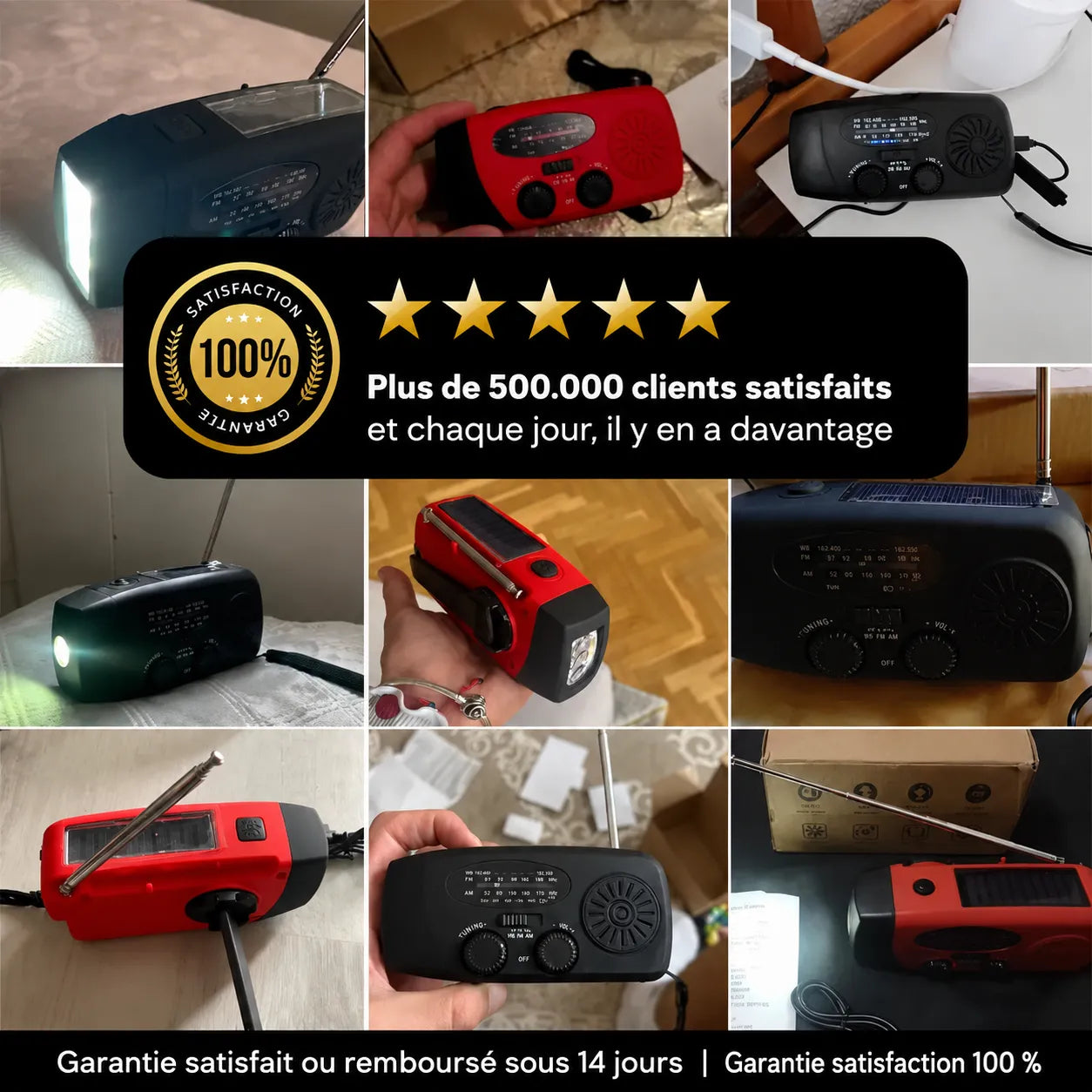 Radio d'urgence BLACKOUT PRO™ multifonctions