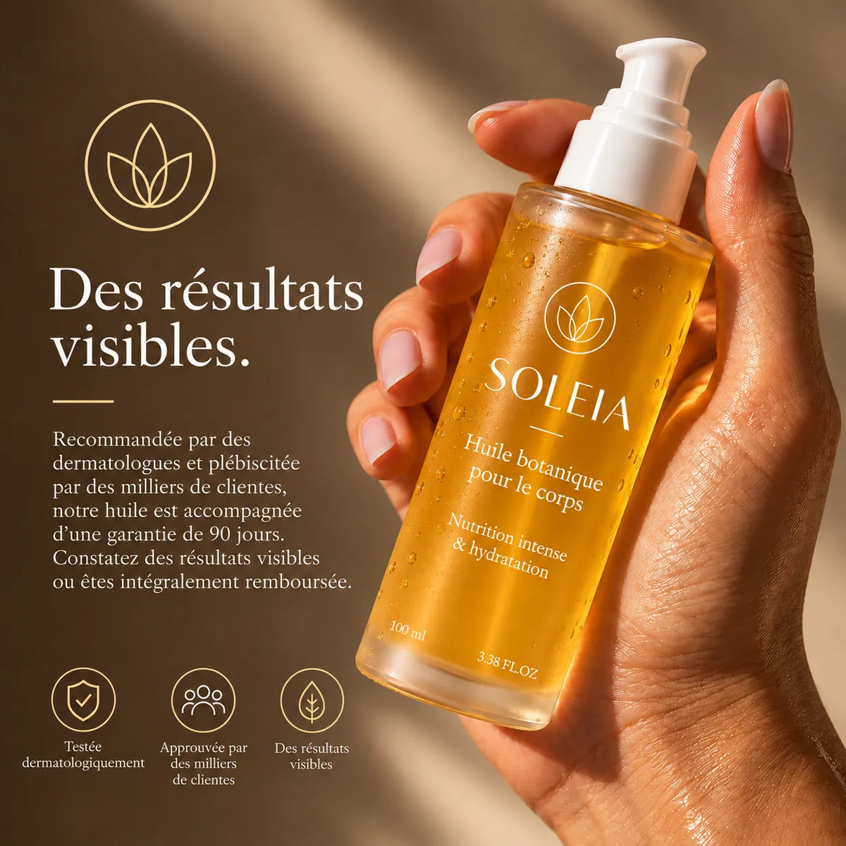 Huile Corps SOLEIA™ Raffermissante & Lissante