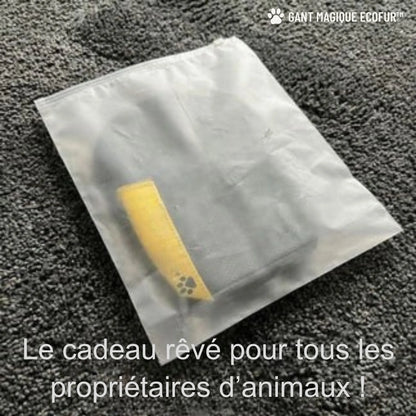 Gant Magique Ecofur™ anti poils de chats et chiens