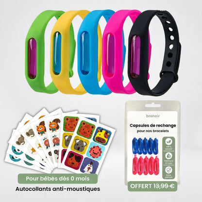 Bracelets anti-moustiques