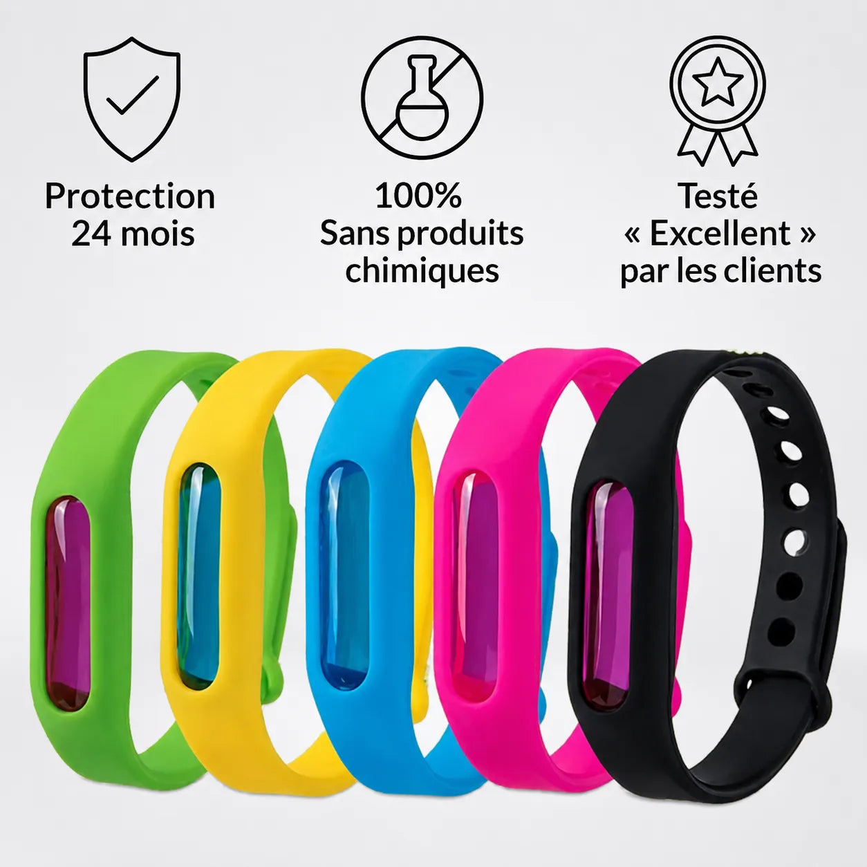 Bracelets anti-moustiques