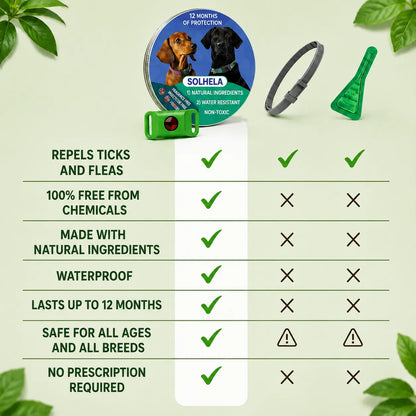 100% Natural Flea & Tick Repellent Pendant