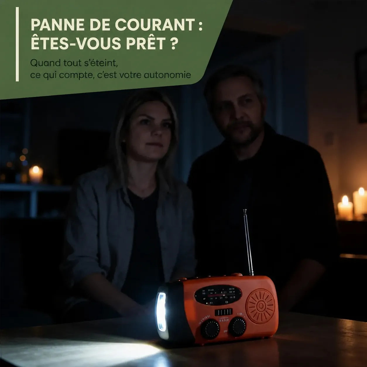Radio d'urgence BLACKOUT PRO™ multifonctions