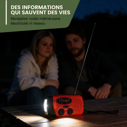 Radio d'urgence BLACKOUT PRO™ multifonctions