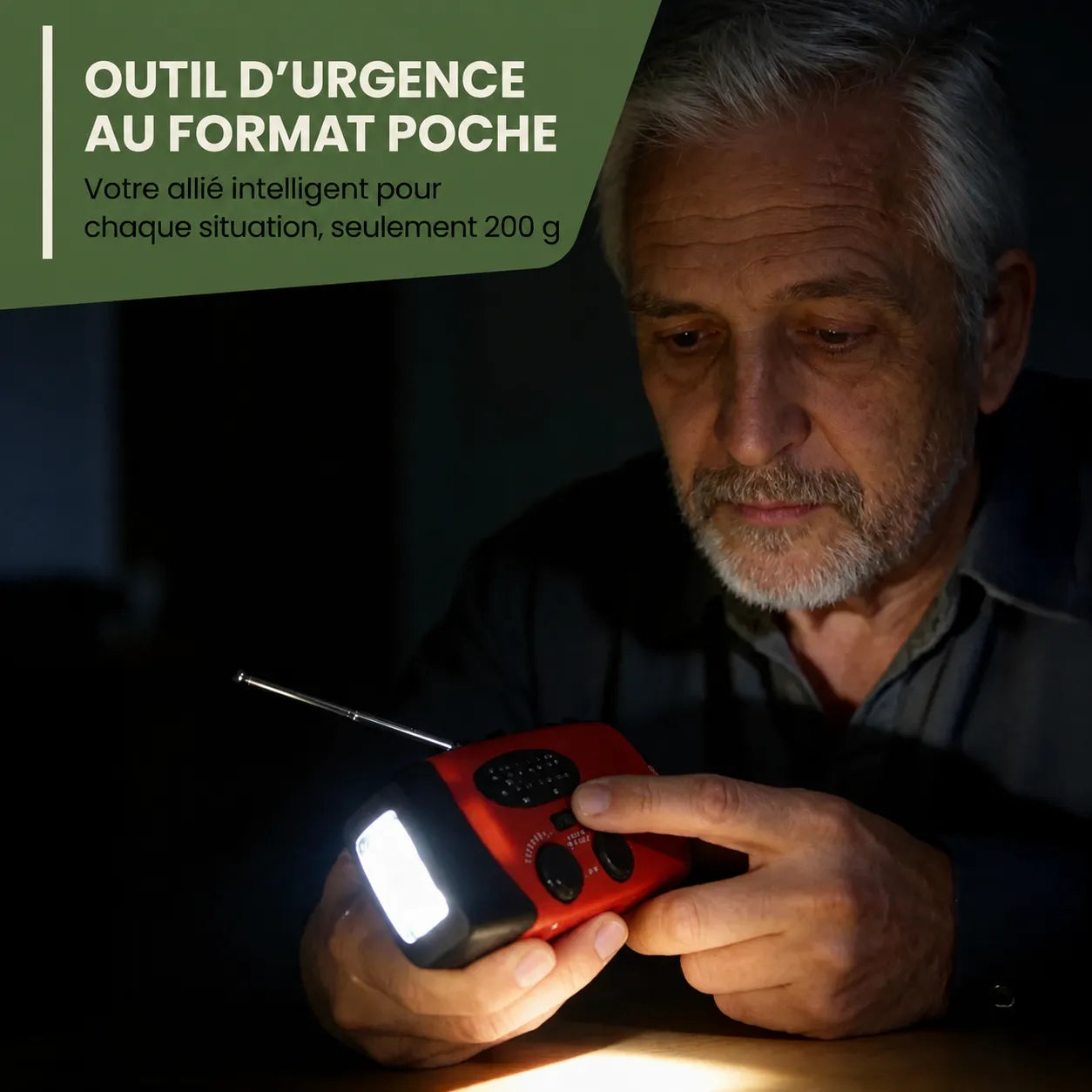 Radio d'urgence BLACKOUT PRO™ multifonctions