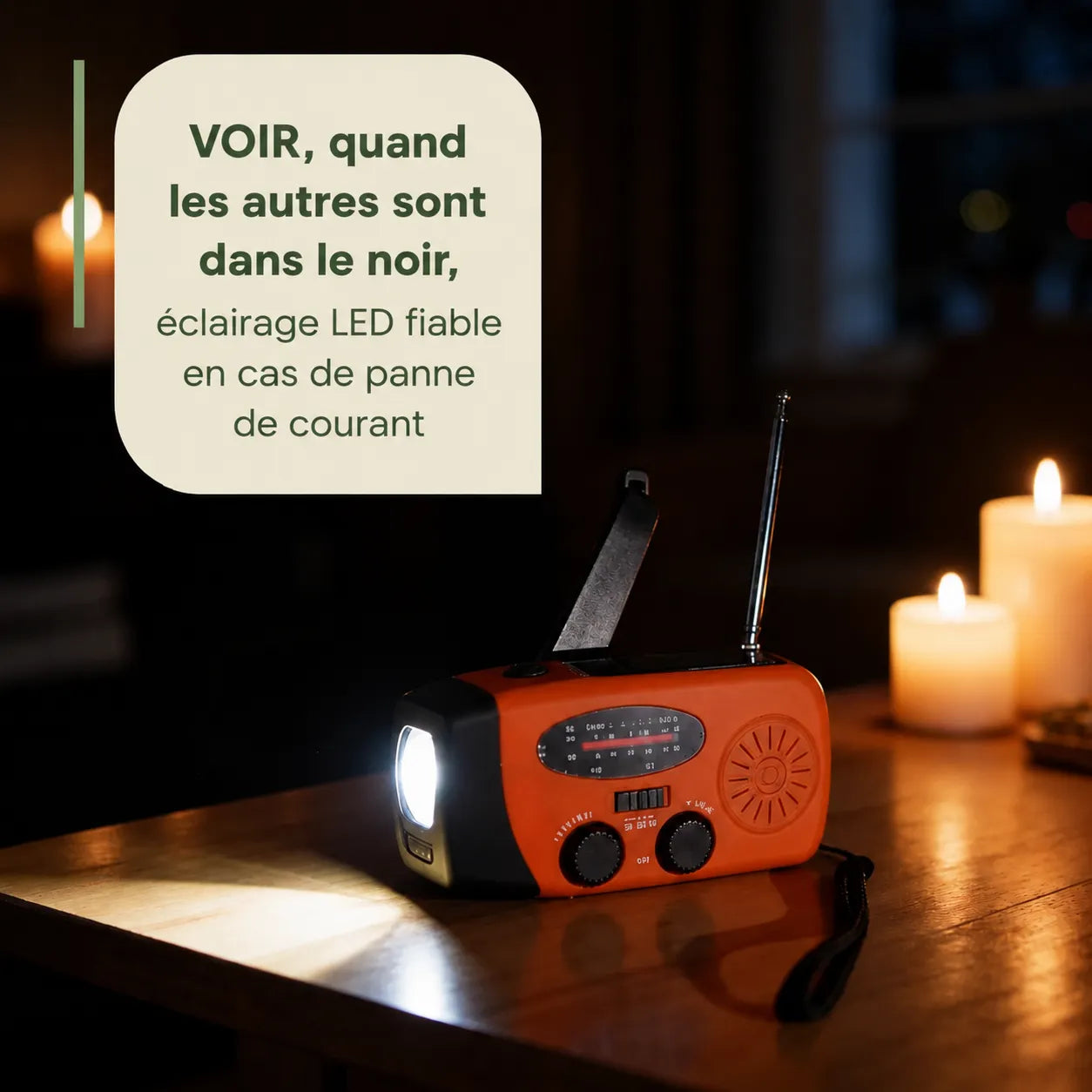 Radio d'urgence BLACKOUT PRO™ multifonctions