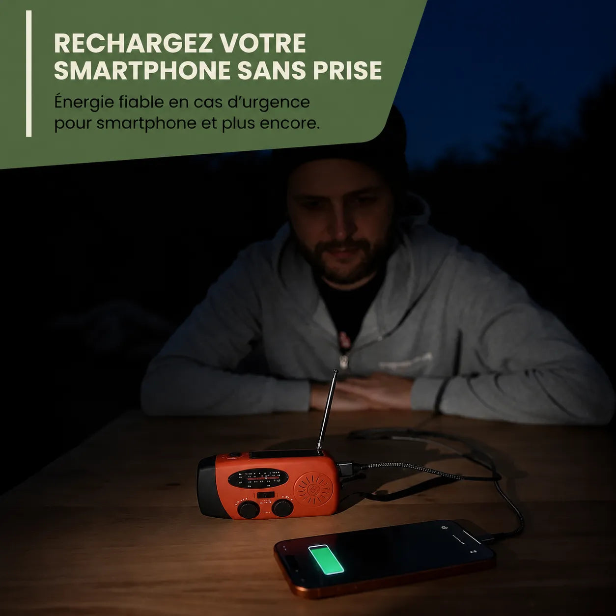 Radio d'urgence BLACKOUT PRO™ multifonctions