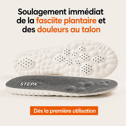 STEPX - Semelles orthopédiques pour soulager les douleurs au talon et la fasciite plantaire
