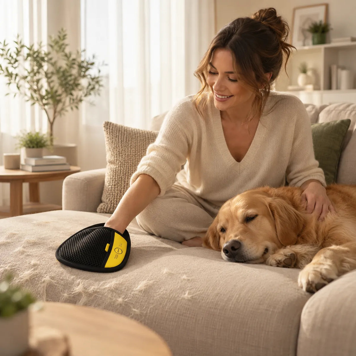 Gant anti-poils chiens et chats