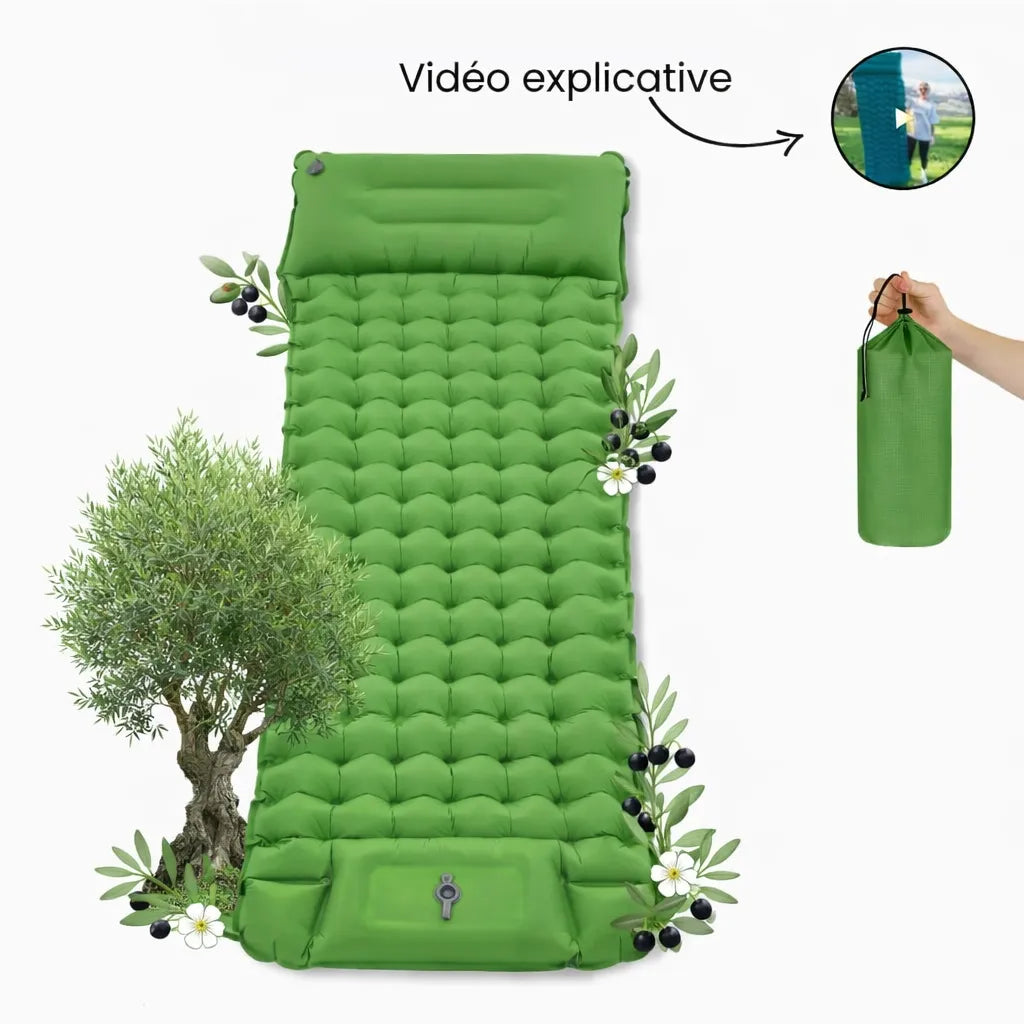 Matelas Pump & Go, ultra léger et confort maximum pour tous vos déplacements