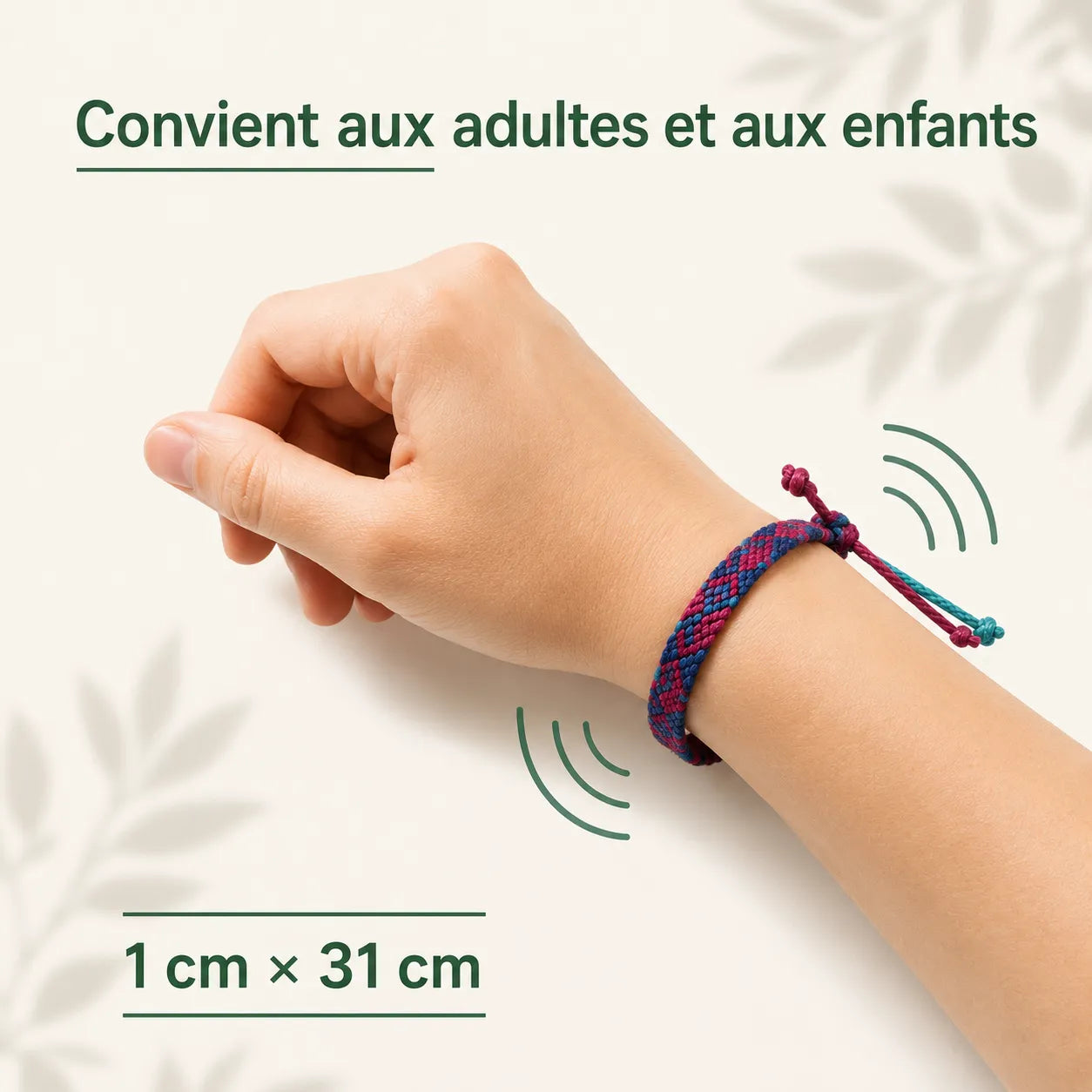 Bracelet anti-moutiques (lot de 12)