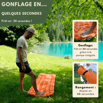 Matelas Pump & Go, ultra léger et confort maximum pour tous vos déplacements