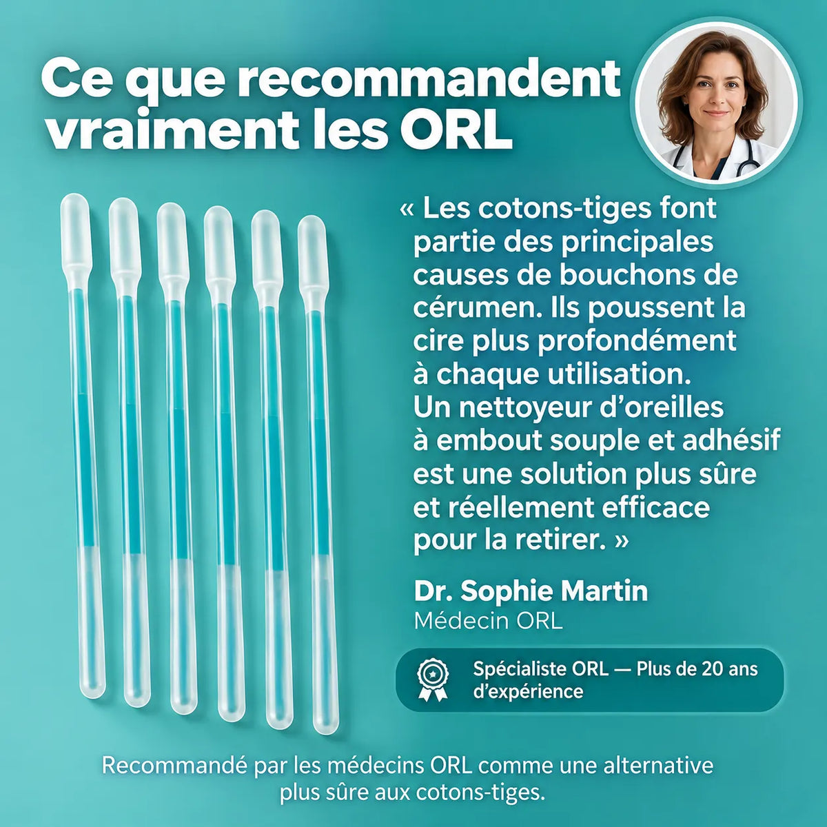 CéruClear™ Nettoyeur d'oreilles nouvelle génération