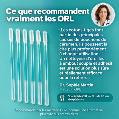 CéruClear™ Nettoyeur d'oreilles nouvelle génération