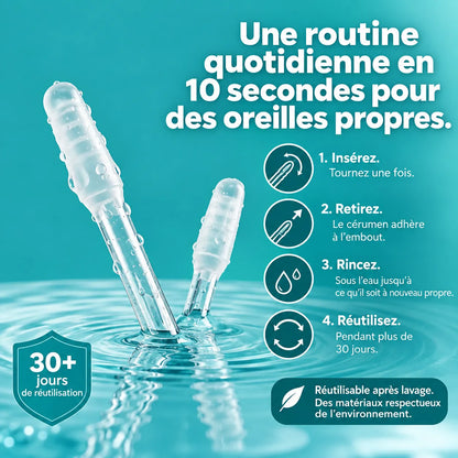 CéruClear™ Nettoyeur d'oreilles nouvelle génération