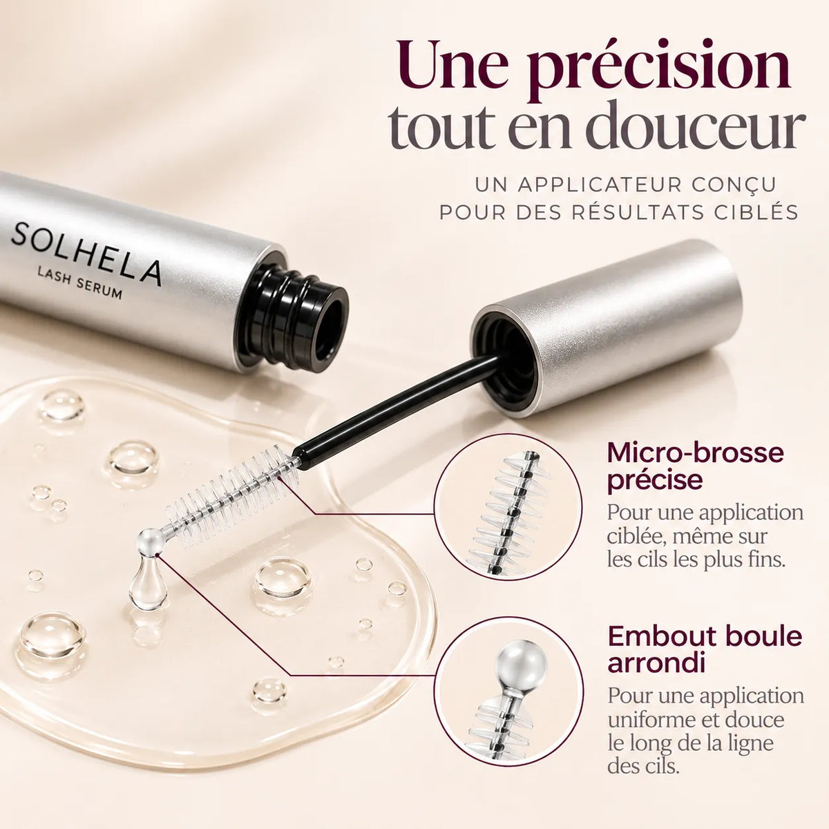 Sérum Cils Coréen aux 7 Peptides