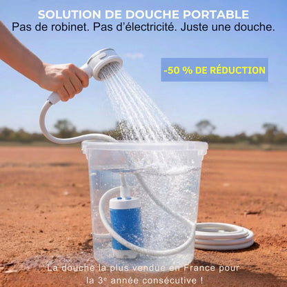 Kit Douche Nomade (avec tuyau et pompe)