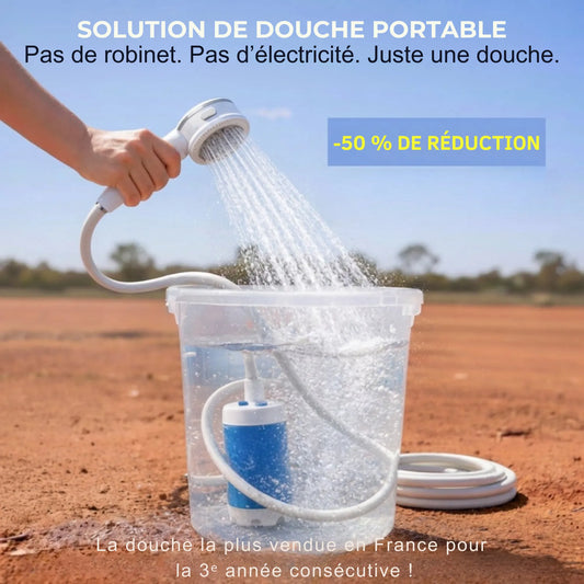 Kit Douche Nomade (avec tuyau et pompe)