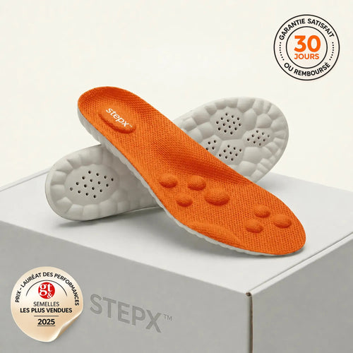 STEPX - Semelles orthopédiques pour soulager les douleurs au talon et la fasciite plantaire