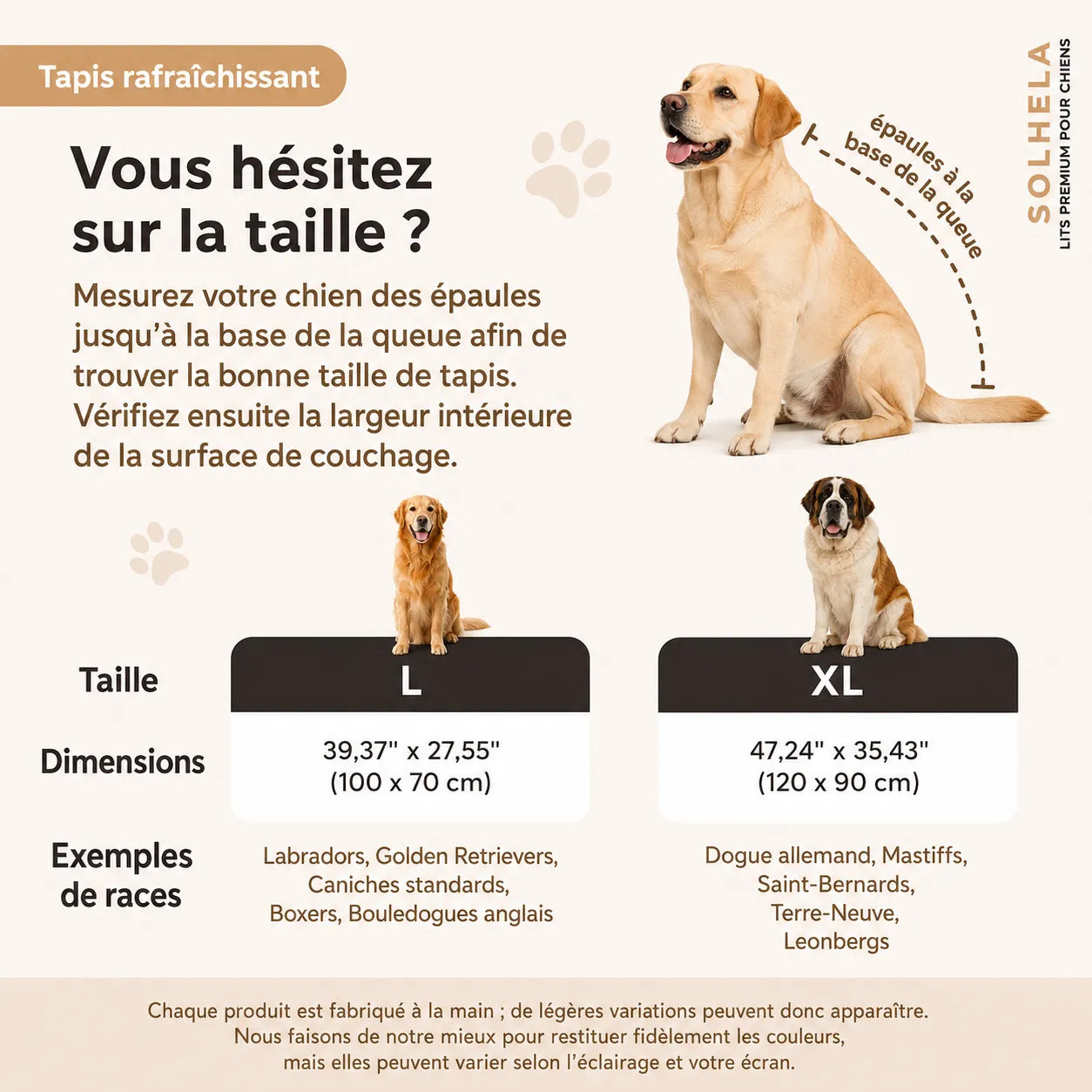 Tapis rafraîchissant pour chien et chat (1 acheté + 1 offert)